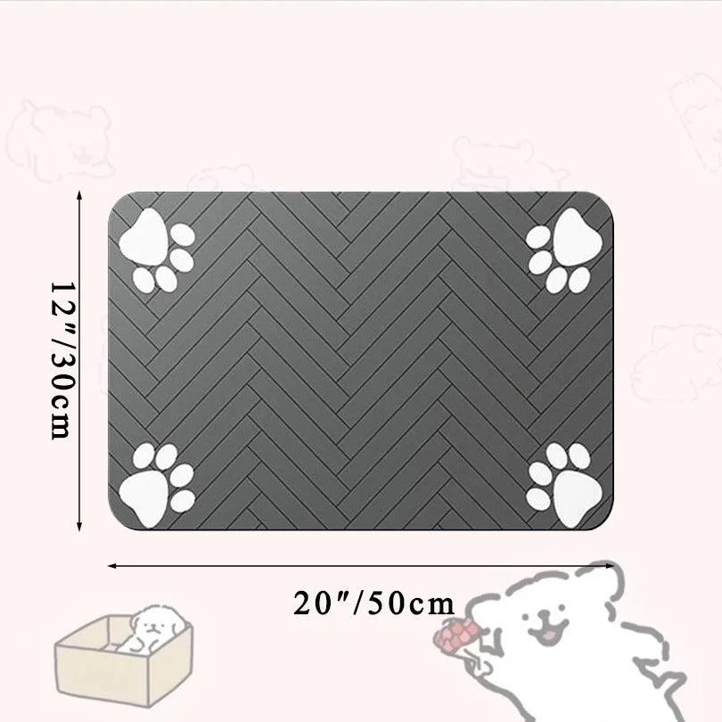NestPaw™ Waterproof Pet Placemat — Quick-Dry Feeding Mat for Dogs & Cats