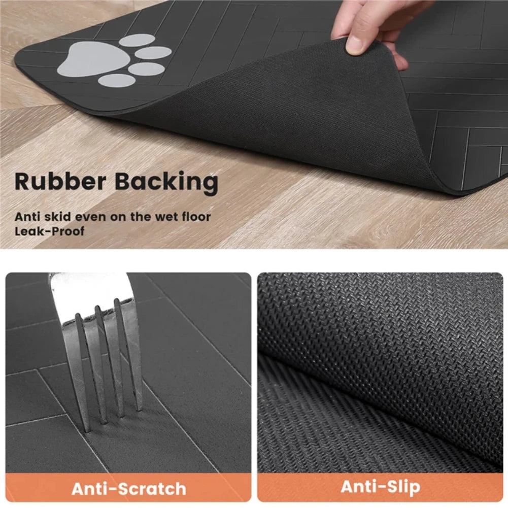 NestPaw™ Waterproof Pet Placemat — Quick-Dry Feeding Mat for Dogs & Cats