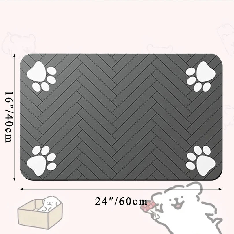 NestPaw™ Waterproof Pet Placemat — Quick-Dry Feeding Mat for Dogs & Cats