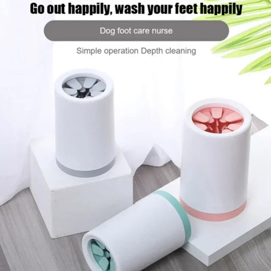 NestPaw™ Easy Dog Paw Cleaner Cup — Gentle Mud & Dirt Removal for Paws
