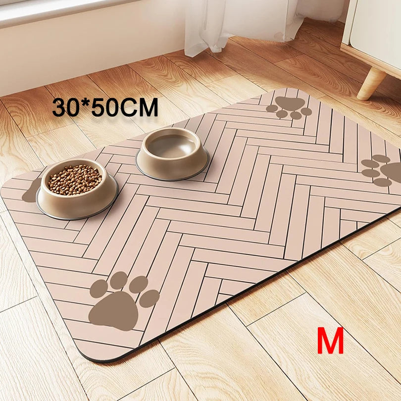 NestPaw™ Waterproof Pet Placemat — Quick-Dry Feeding Mat for Dogs & Cats