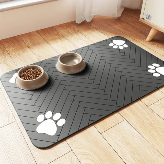 NestPaw™ Waterproof Pet Placemat — Quick-Dry Feeding Mat for Dogs & Cats