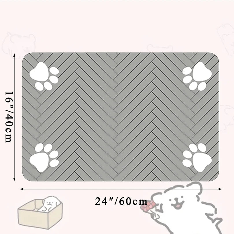 NestPaw™ Waterproof Pet Placemat — Quick-Dry Feeding Mat for Dogs & Cats