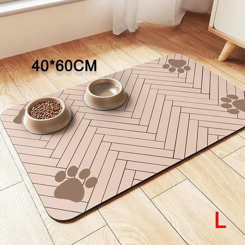 NestPaw™ Waterproof Pet Placemat — Quick-Dry Feeding Mat for Dogs & Cats