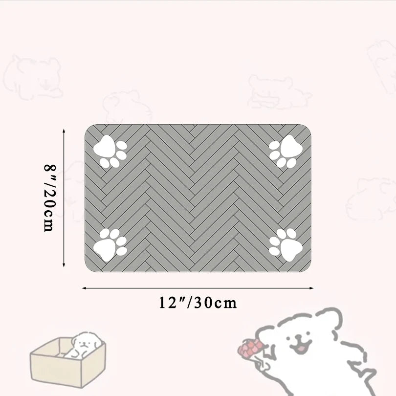 NestPaw™ Waterproof Pet Placemat — Quick-Dry Feeding Mat for Dogs & Cats